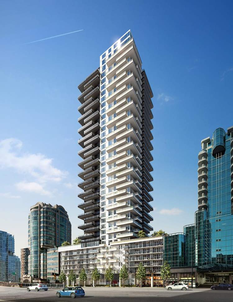 A modern and sophisticated, 40-storey Downtown Vancouver building designed by IBI Group.