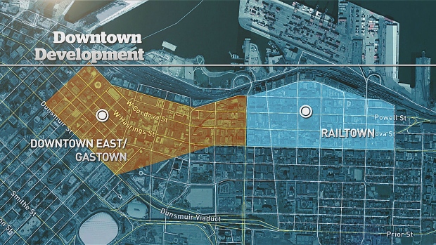 Railtown Gastown Map