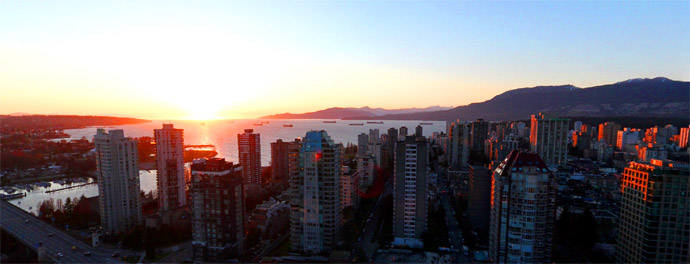 Sunset View - 1308 Hornby Street - Salt - Downtown Vancouver Condo by Concert Properties 