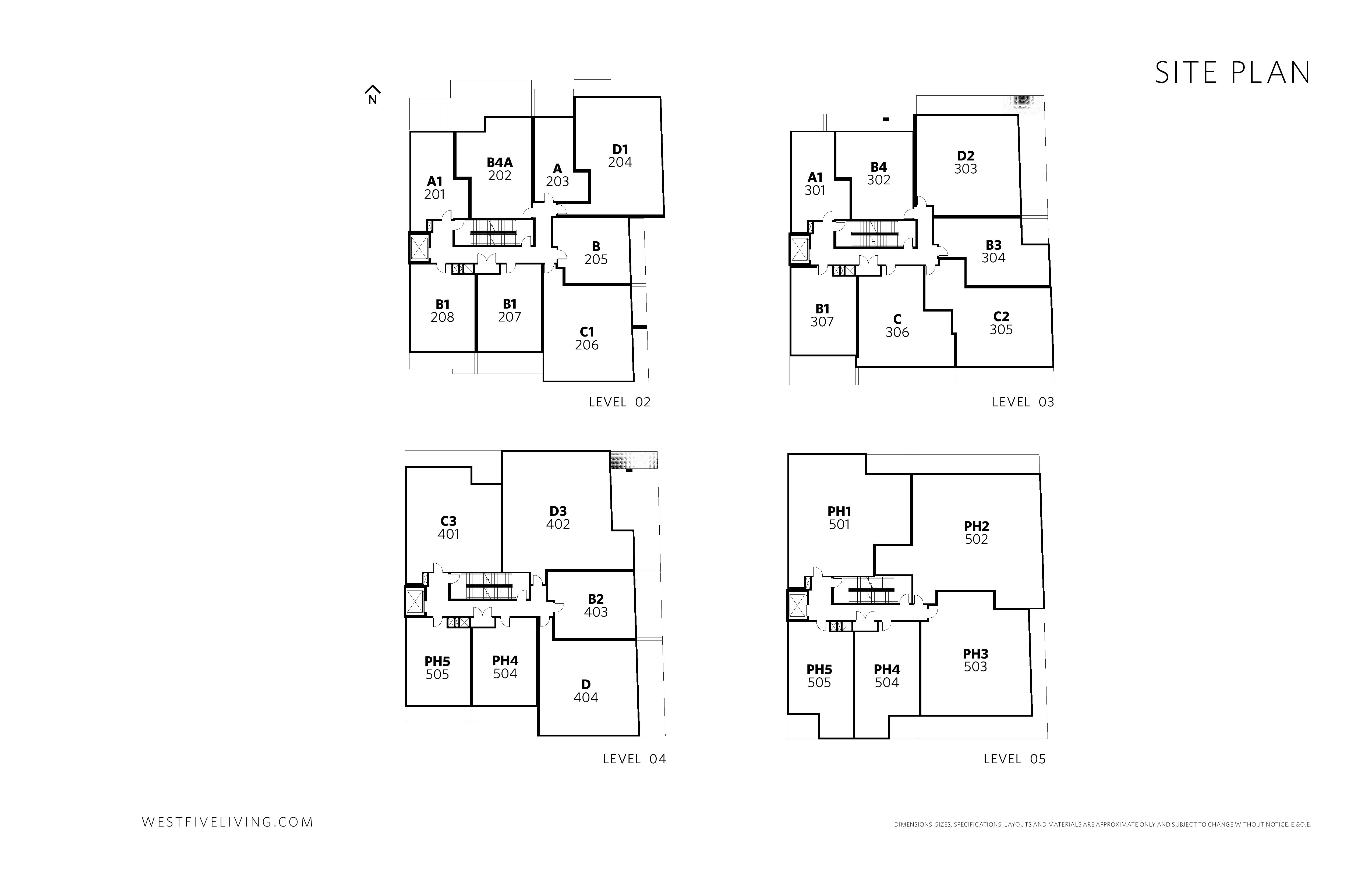 Floor Plans for 1819 West 5th Avenue