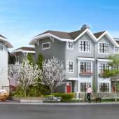 Edgemont Village townhomes in North Vancouver by Boffo Properties.