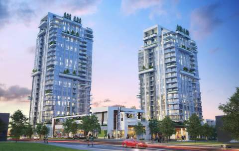 Rendering Of Park West At Lions Gate In North Vancouver.