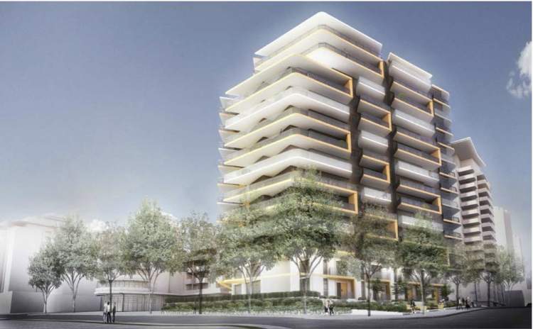Artist rendering of Semiah, a new condominium development in White Rock.