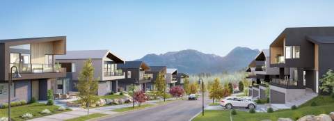 Concept For Phase 2 Of The University Heights Subdivision In Squamish.