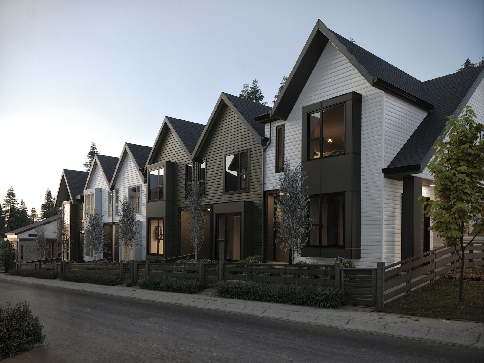 Coming soon to Coquitlam, Aalto Townhomes designed by Ramsay Worden Architects.