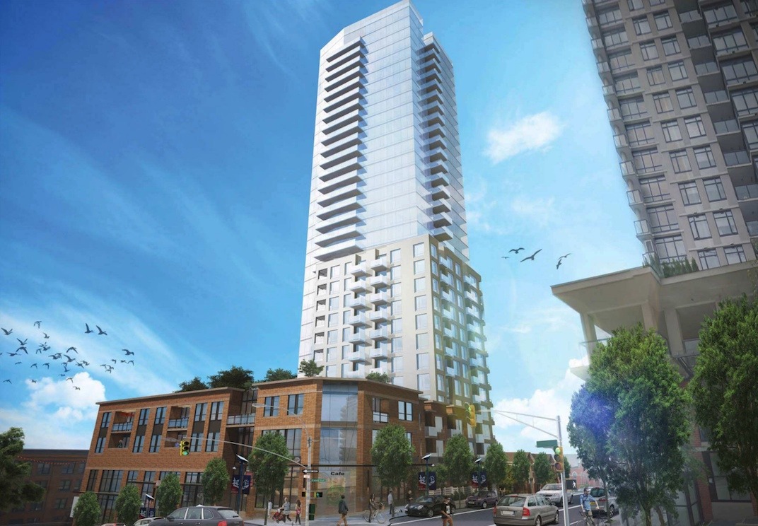 Coming soon to New West, presale condos at Sixth and Carnarvon.