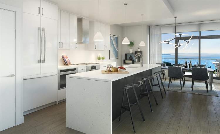 Chef-inspired kitchen concept for White Rock's tallest building.