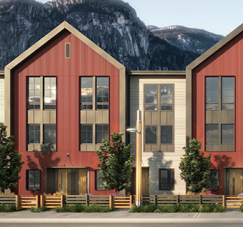 Waterfront Landing Townhouses Are Inspired By Modern Scandinavian Design.