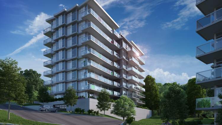 Selling now, 38 spacious 2-bedroom homes with large balconies overlooking panoramic Victoria views.