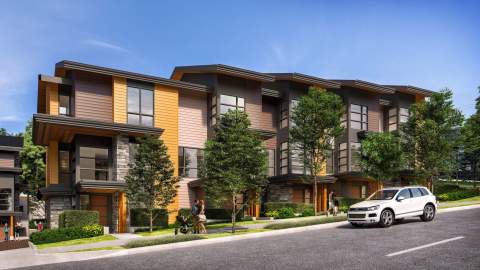 West Coast Townhomes At Cedar Ridge Coming Soon To Port Moody, BC.