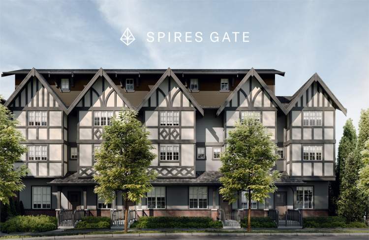 Spires Gate with logo