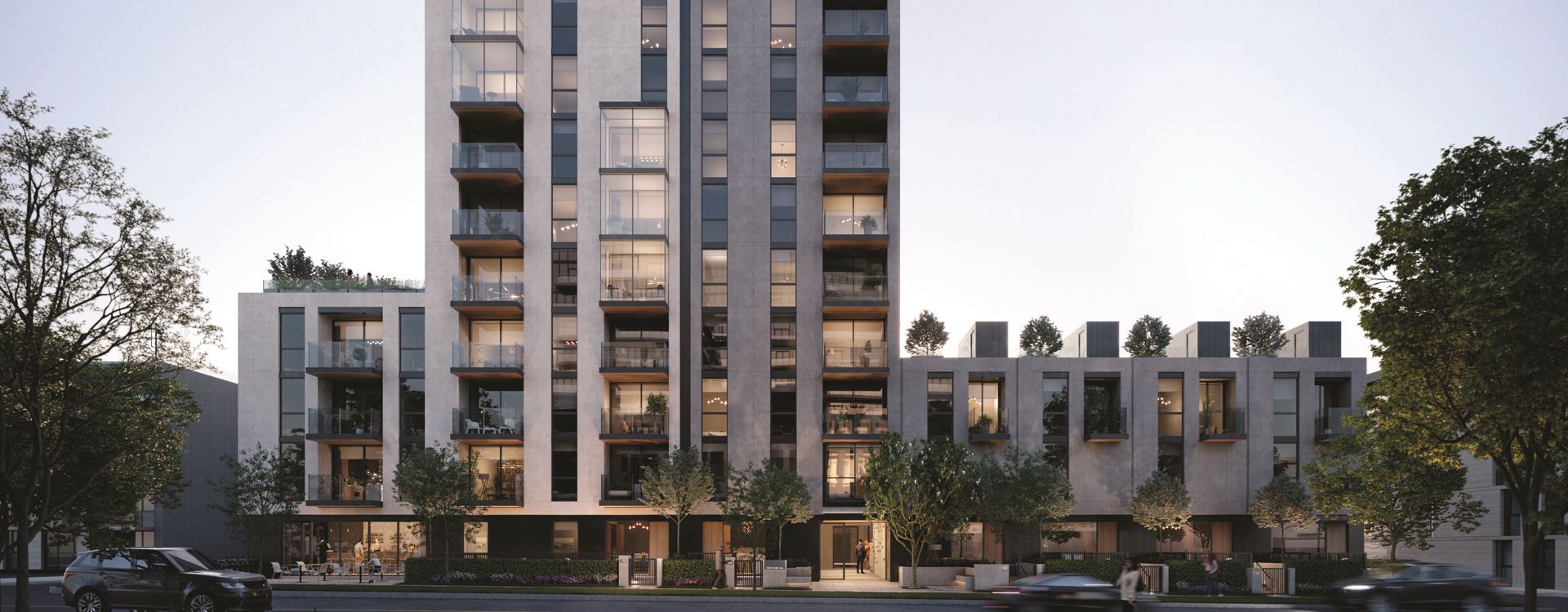 Presale condominiums and townhomes coming soon to this ideal South Granville location.