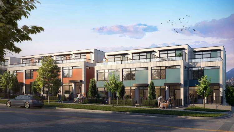 A collection of 30 modern, 3-bedroom townhomes on Vancouver's Westside.