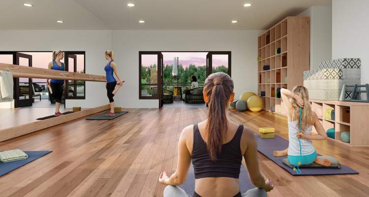 THE ROOFTOP YOGA STUDIO & OUTDOOR PATIO IS A PLACE TO BALANCE YOUR WORLD AND RECONNECT WITH WHAT MATTERS THE MOST.