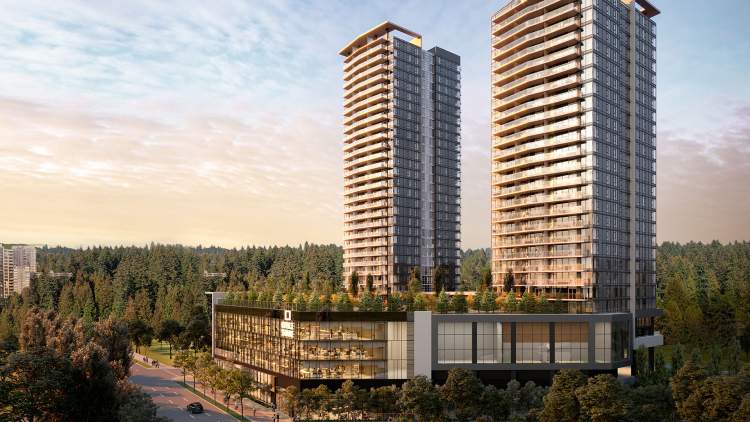 A 6-acre, 1.1-million-sq-ft, master-planned, urban mixed-use community in Coquitlam.