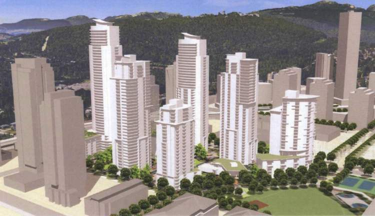 A redeveloped Whitgrift Gardens will provide Burquitlam with new rental housing, presale condos, and an expanded Cottonwood Park.