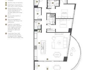The Landmark Floor Plan A4-E