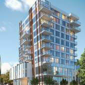 Apartment residences by Solterra at the corner of Fir Street and West 7th Avenue.