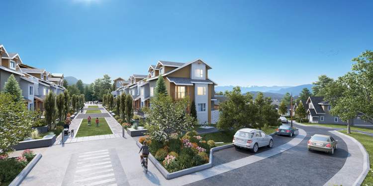 The Townhomes at Touchstone Village Centre present 2-bedroom + den to 4-bedroom + den plans.