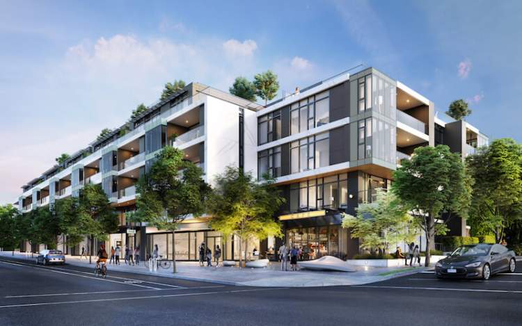 New mixed-use development by Qualex-Landmark and IBI Group Architects coming soon to Dunbar & West 28th.
