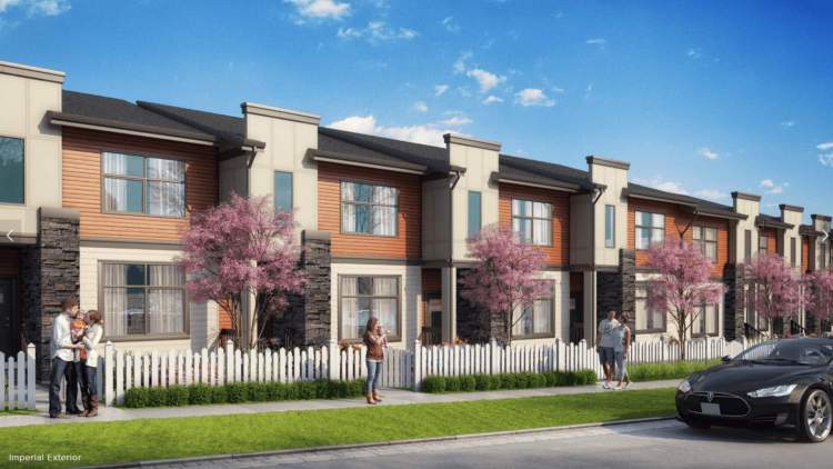 4-bedroom townhomes with up to 2,500 sq ft of living space from $750,000.