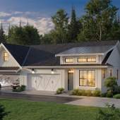 A boutique townhouse site with modern farmhouse design features coming to Surrey in Spring 2020.