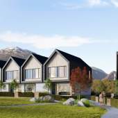 Talus at Holborn University Heights is a collection of modern townhomes located in Squamish, BC.
