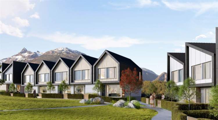 Talus at Holborn University Heights is a collection of modern townhomes located in Squamish, BC.