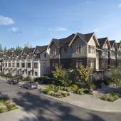 A collection of 23 move-in ready riverfront North Vancouver rowhomes in Lions Gate Village.