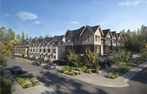 A Collection Of 23 Move-in Ready Riverfront North Vancouver Rowhomes In Lions Gate Village.