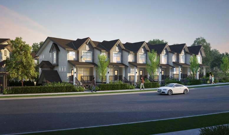 3-storey townhomes in a tranquil neighbourhood by the Nicomekl River in South Surrey.