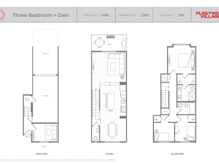 Fleetwood Village Townhomes Floor Plan D