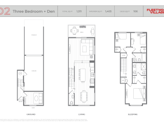 Fleetwood Village Townhomes Floor Plan D2