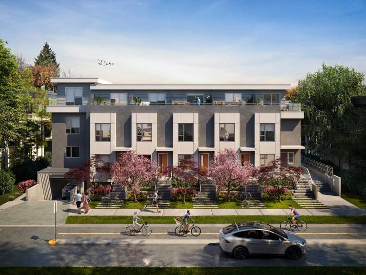 A boutique collection of 12 3-bedroom townhomes in the heart of Kitsilano.