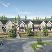 A collection of 2- to 4-bedroom residences with 2 1/2 bathrooms and private 2 vehicle garages.