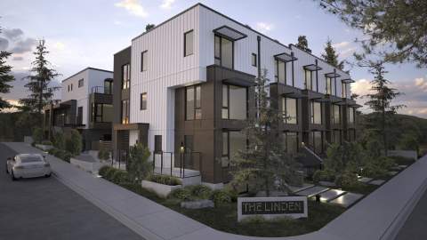 A Collection Of 10 Environmentally Conscious Townhomes In Moodyville, North Vancouver.