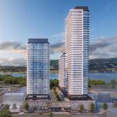 Three modern residential towers designed to re-energize Kelowna's downtown core.