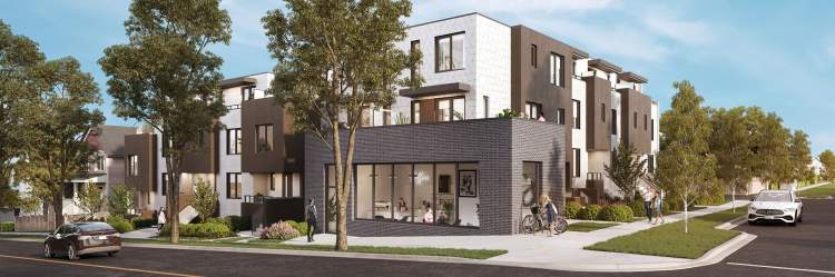 A collection of 24 East Vancouver Passive House homes coming soon to the corner of East 1st Avenue and Lakewood Drive.