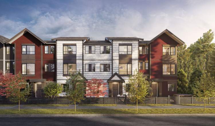 A collection of 61 townhomes coming soon to Langley's Latimer neighbourhood.
