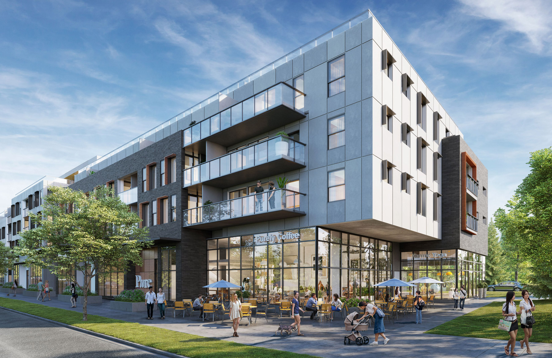 A collection of Vancouver West Side condos and townhomes at Langara.