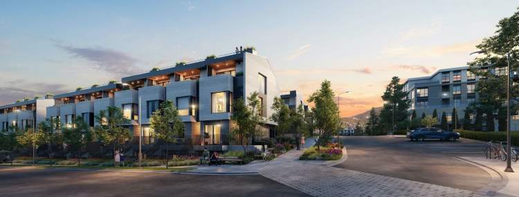 A community of 63 townhomes and garden suites situated directly across from the Spirit Trail and Moodyville Park.