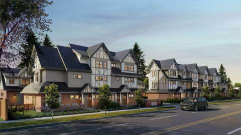 Eleven Tudor-inspired Luxury Townhomes With 2- Or 3-storey Floorplans.
