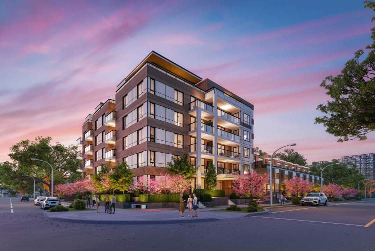 A collection of 41 luxury condos and 8 contemporary townhomes.