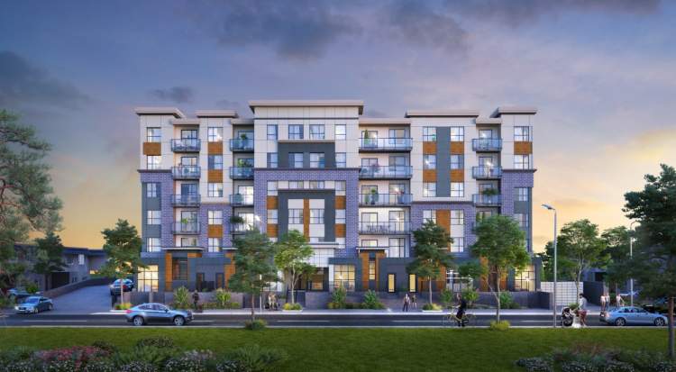A 6-storey collection of 88 condominiums coming soon to Downtown Langley.