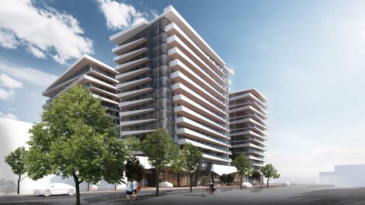 1-, 2-, & 3-bedroom residences and AAA office ownership at the centre of Richmond City Centre.