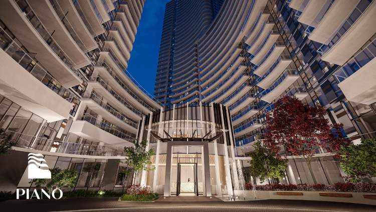 Piano by Concord Pacific in Surrey , BC consists of 33-storey & 40-storey terraced towers.