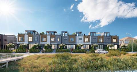 A Limited Collection Of Sixteen Modern Townhouses By Pennyfarthing Homes.