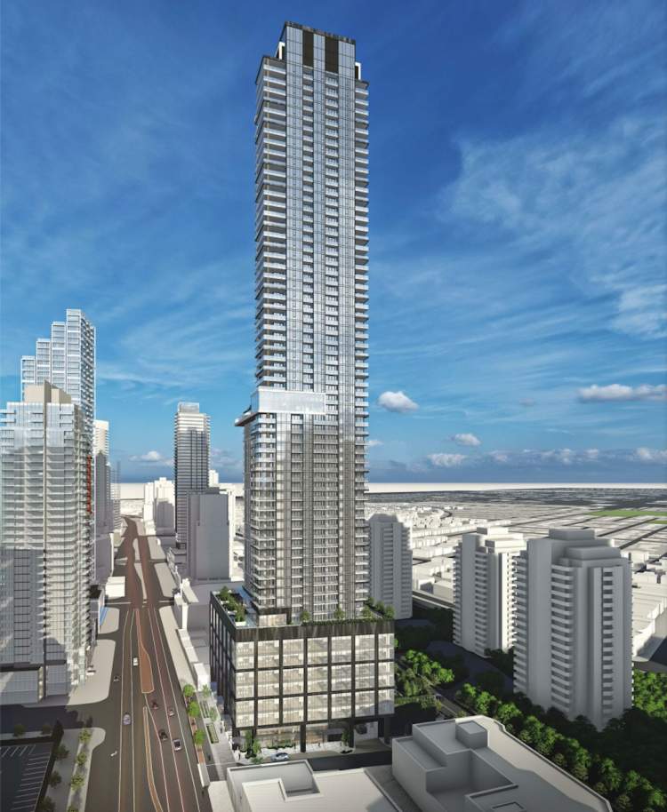 The tower’s design is inspired by humanist architecture and the Pacific Northwest modernist character.