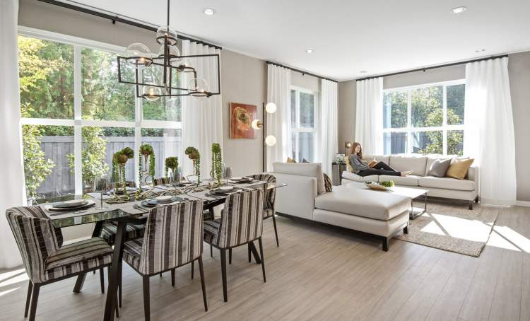 Well-designed floor plans feature open-concept main living areas.