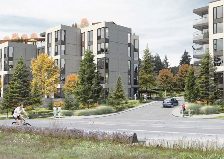A collection of 242 parkside condominiums coming soon to Saanich.